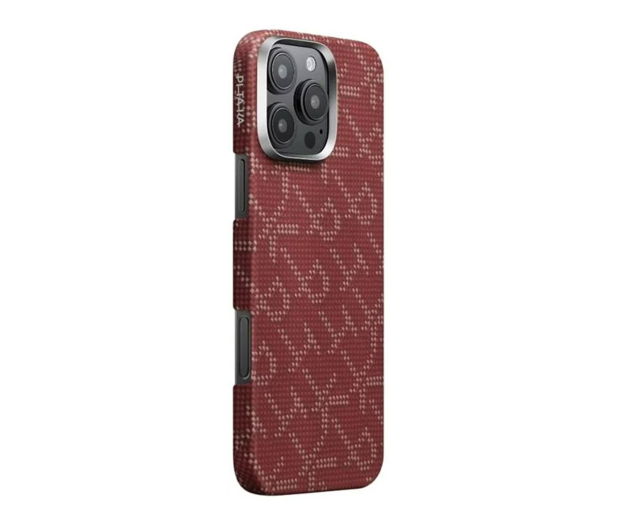 PITAKA Tactile Woven Case PTK Red/Gold iPhone 16 Pro - 1369537 - zdjęcie 2